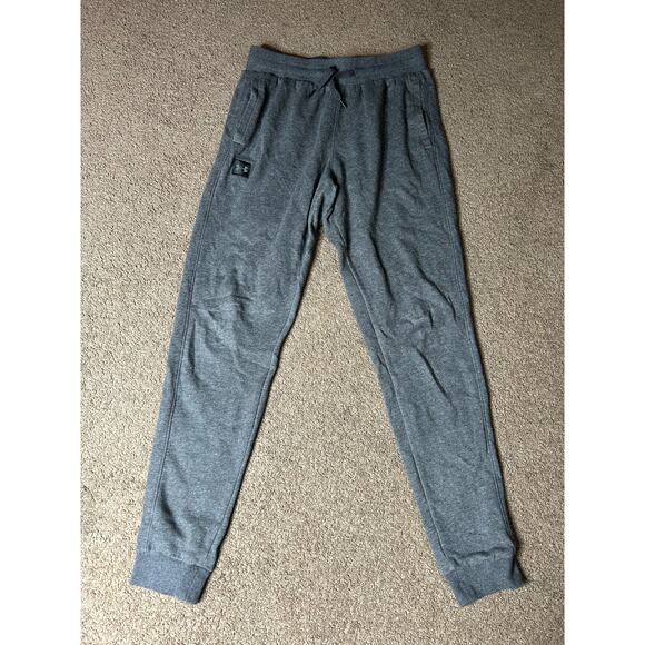 Men’s medium under Armour UA Rival Fleece Pants Gray 1320740 020 jogger pants - Picture 1 of 5